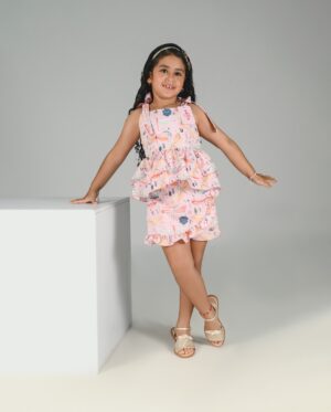 Conjunto Falda Short Mariposas