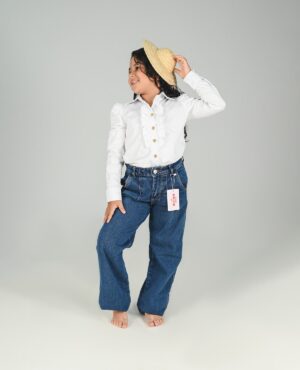 Jeans Wide Oscuro