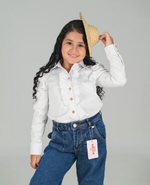 Alternative view of Jeans Wide Oscuro