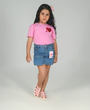 Falda Short Cargo Claro