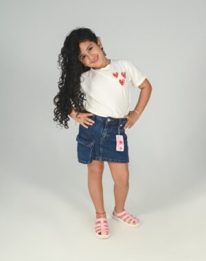 Falda Short Cargo Oscuro