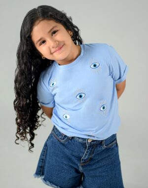 Camiseta Ojitos Azul