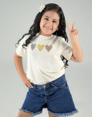 Camiseta Trio Corazones