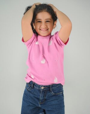 Alternative view of Camiseta Conejos Rosa