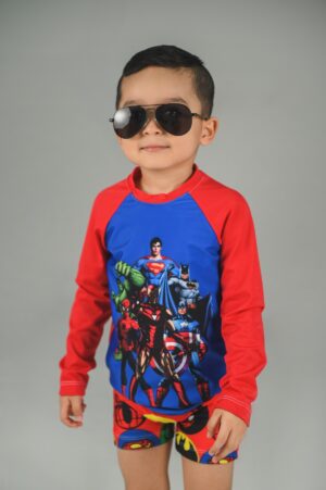 Traje de Baño Super Héroes Niño